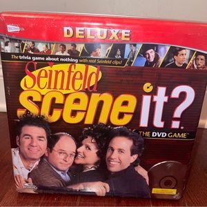 Seinfeld 'Scene It' DVD Game in Tin Box. New Factory sealed